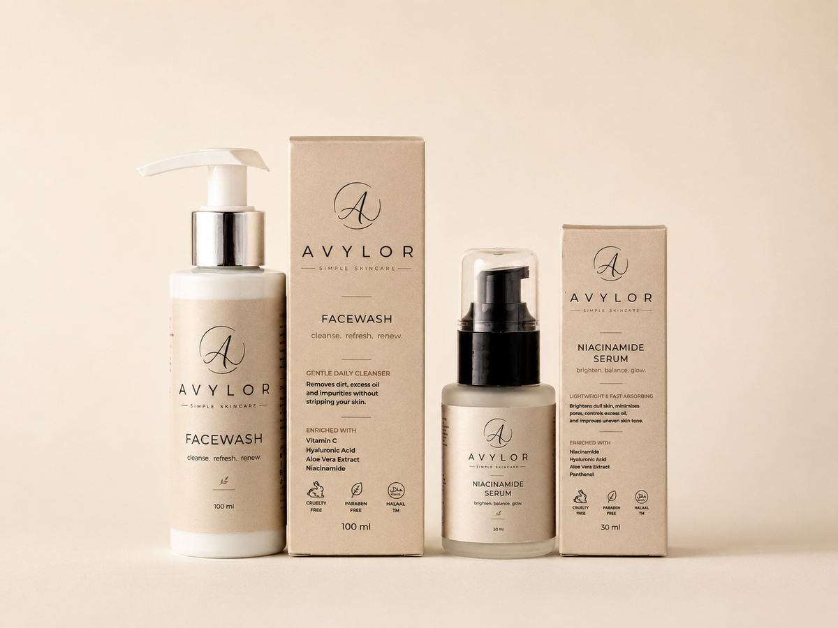The Avylor Daily Duo skincare routine