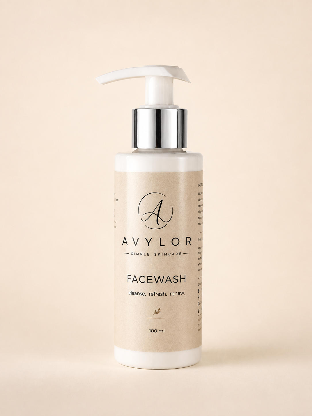 Avylor Facewash 100 ml bottle