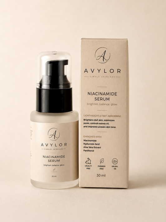 Avylor Niacinamide Serum 30 ml bottle with box